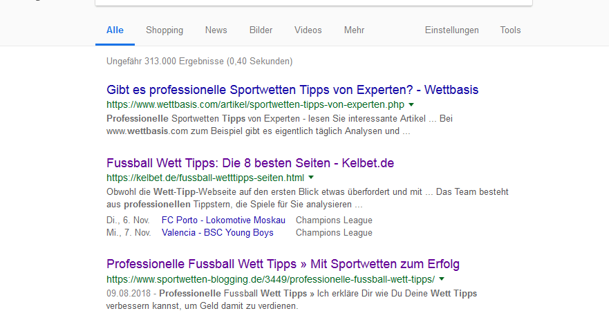 Blogbeitrag in der Google Suche nach oben bringen