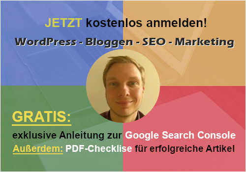 kostenlose Newsletter Anmeldung mit Anleitung zur Google Search Console kostenlose Newsletter Anmeldung mit Anleitung zur Google Search Console