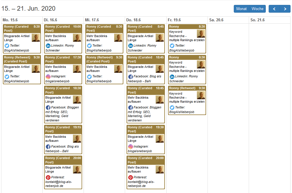 Veröffentlichungen 15-21. Juni