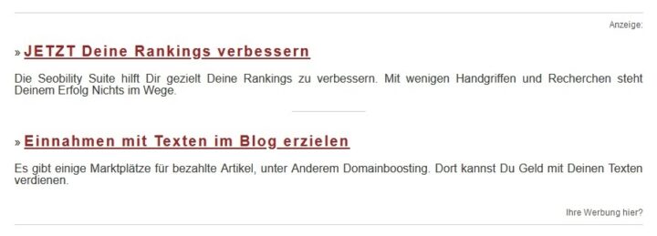 Mit Werbung in WordPress Geld verdienen