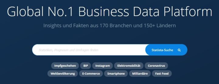 Statistiken als Content Format nutzen