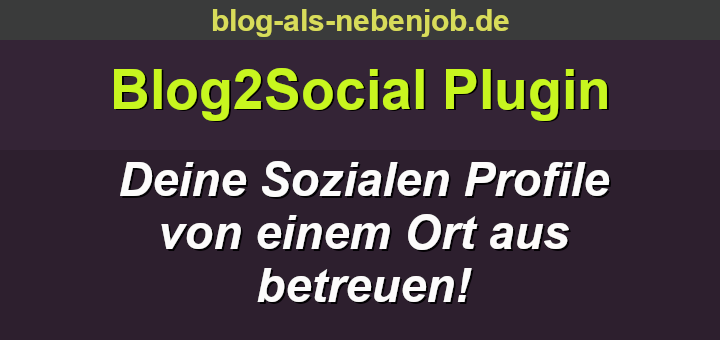 Blog2Social WordPress Plugin für Deine Social Media