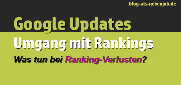 Google Updates und Ranking Verluste