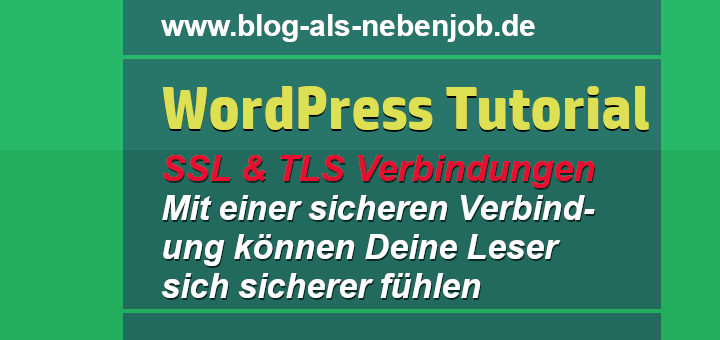 In WordPress SSL Verschlüsselung einstellen