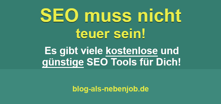 SEO muss nicht teuer sein