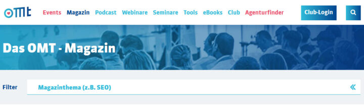 Das OMT Magazin als SEO Blog