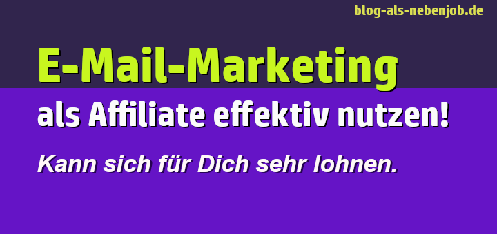 E-Mail Marketing sehr lohnenswert