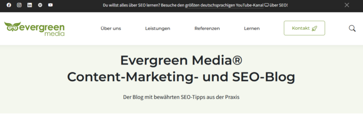 Evergreen Media SEO Blog