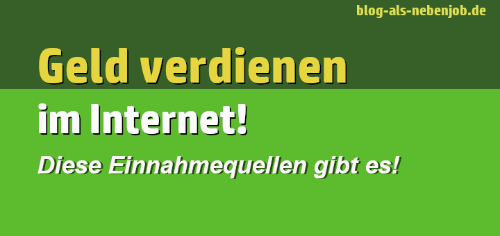 Geld verdienen im Internet