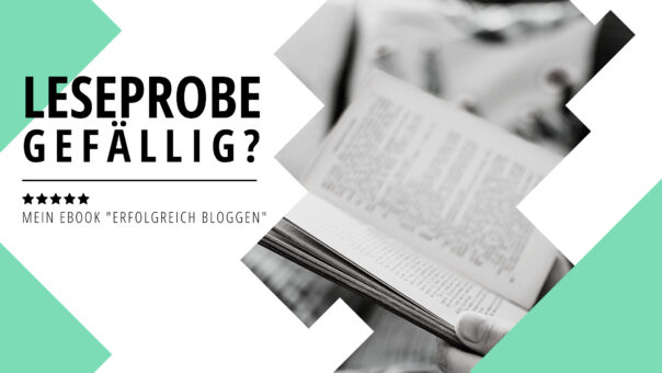 Leseprobe Erfolgreich Bloggen